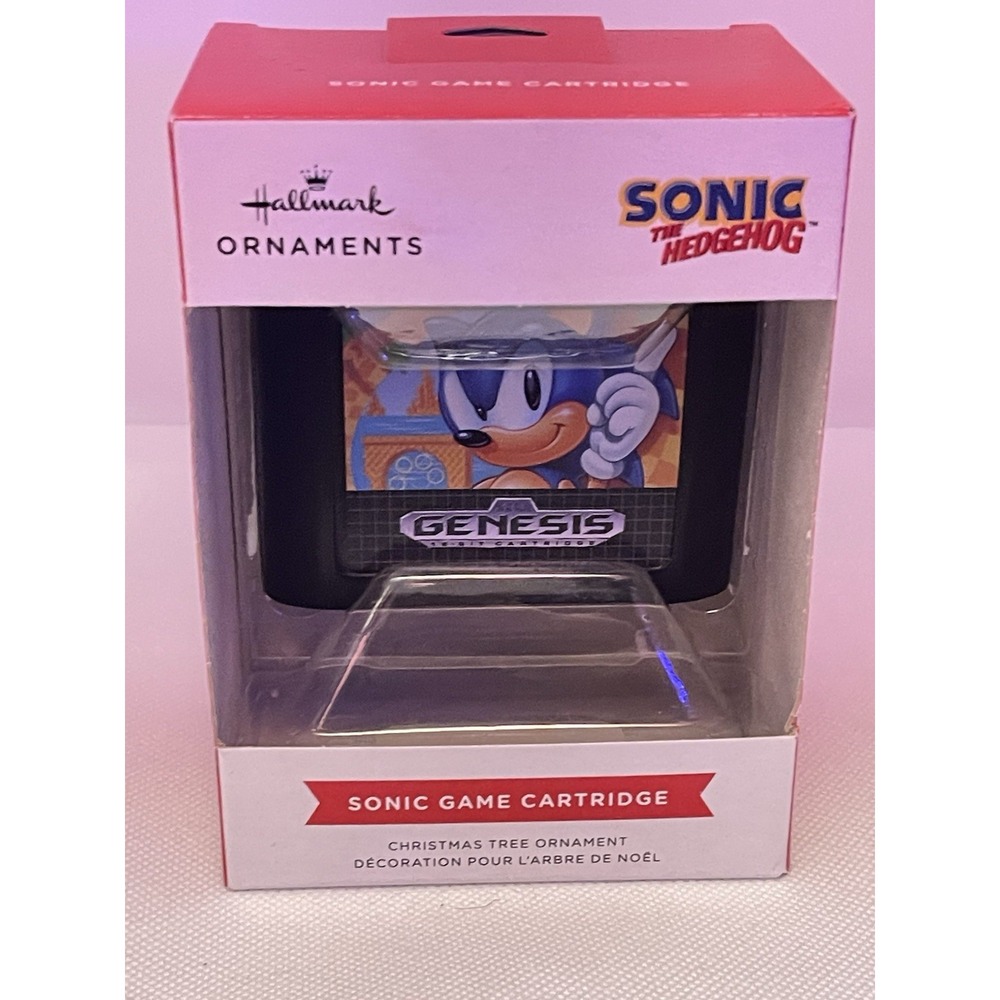 HALLMARK SEGA SONIC THE‎ HEDGEHOG GAME CARTRIDGE ~2024 ORNAMENT
